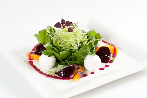 Talierz z apetycznym daniem